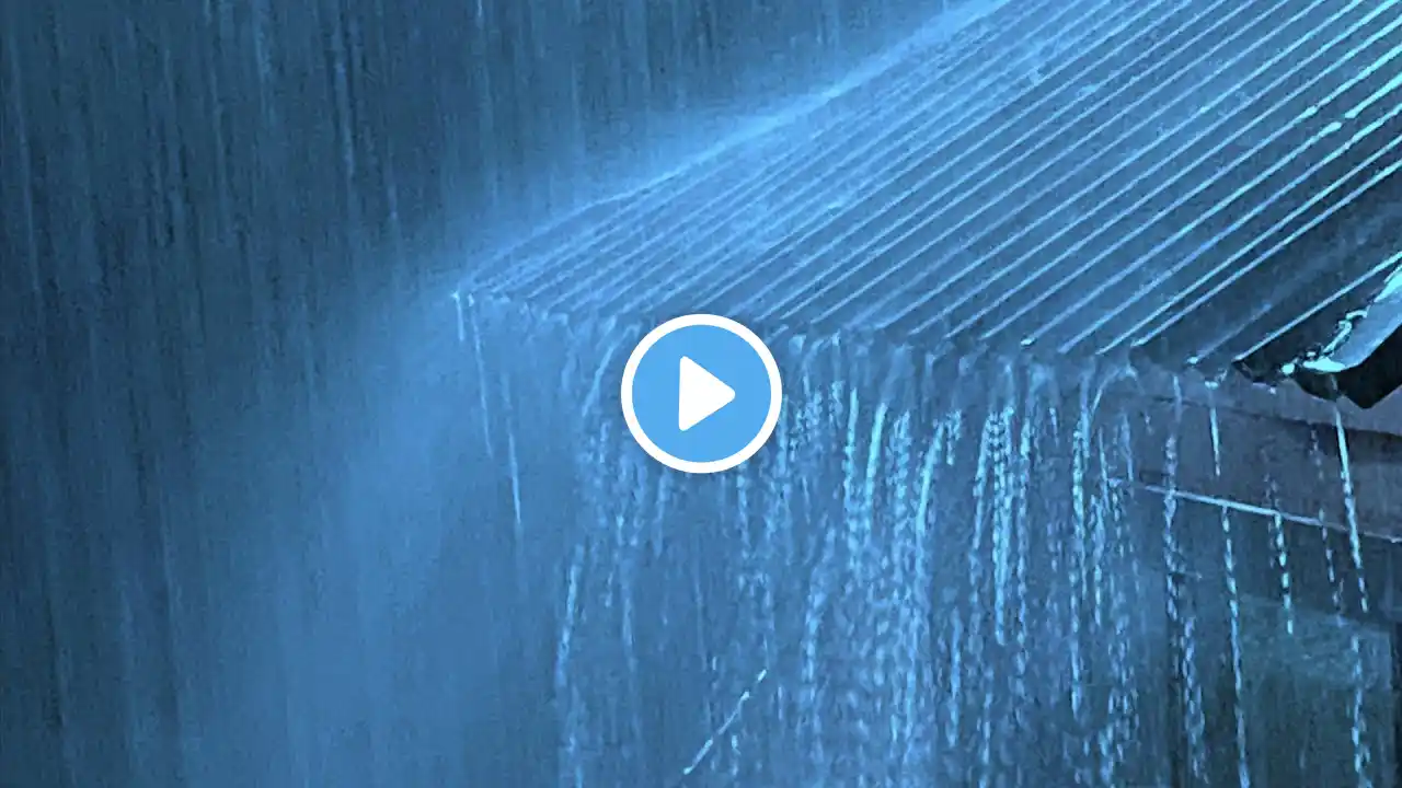 Gentle Night RAIN - Rain Sounds For Sleeping - Thunderstorm Sounds, Relax, White noise, ASMR