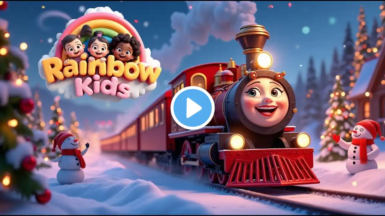 🚂 The Christmas Train Adventure! 🎄🎁✨Rainbow Kids