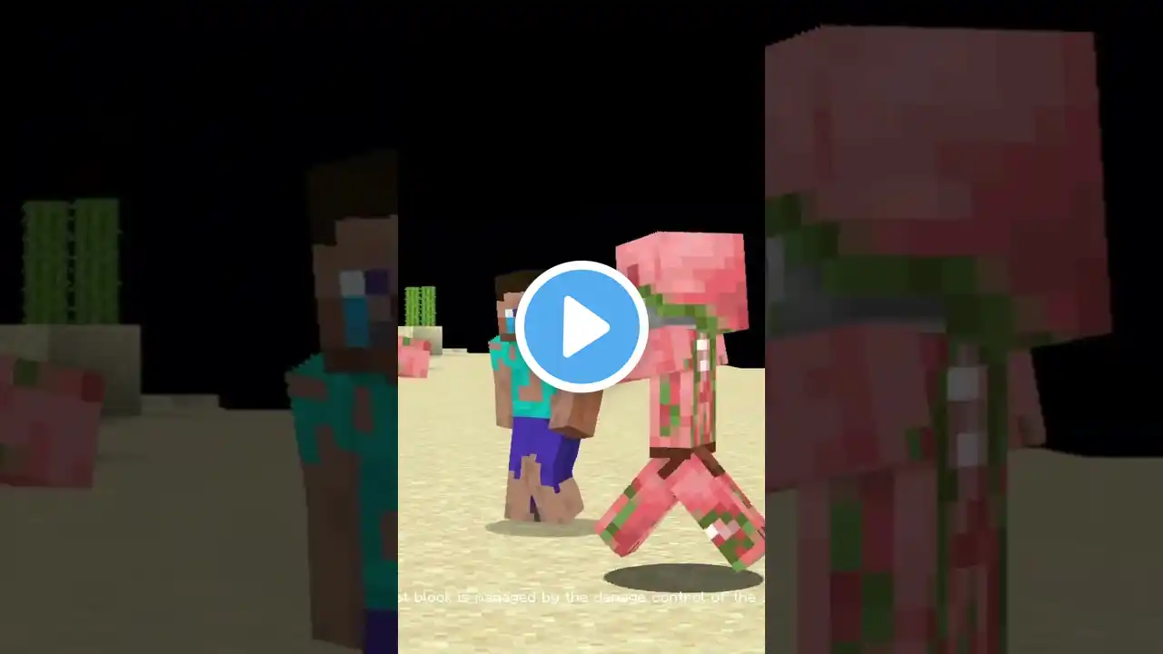 Minecraft: Herobrine Ultimate Aids To Steve!❤️😍 - Montero (Lil Nas X) #shorts