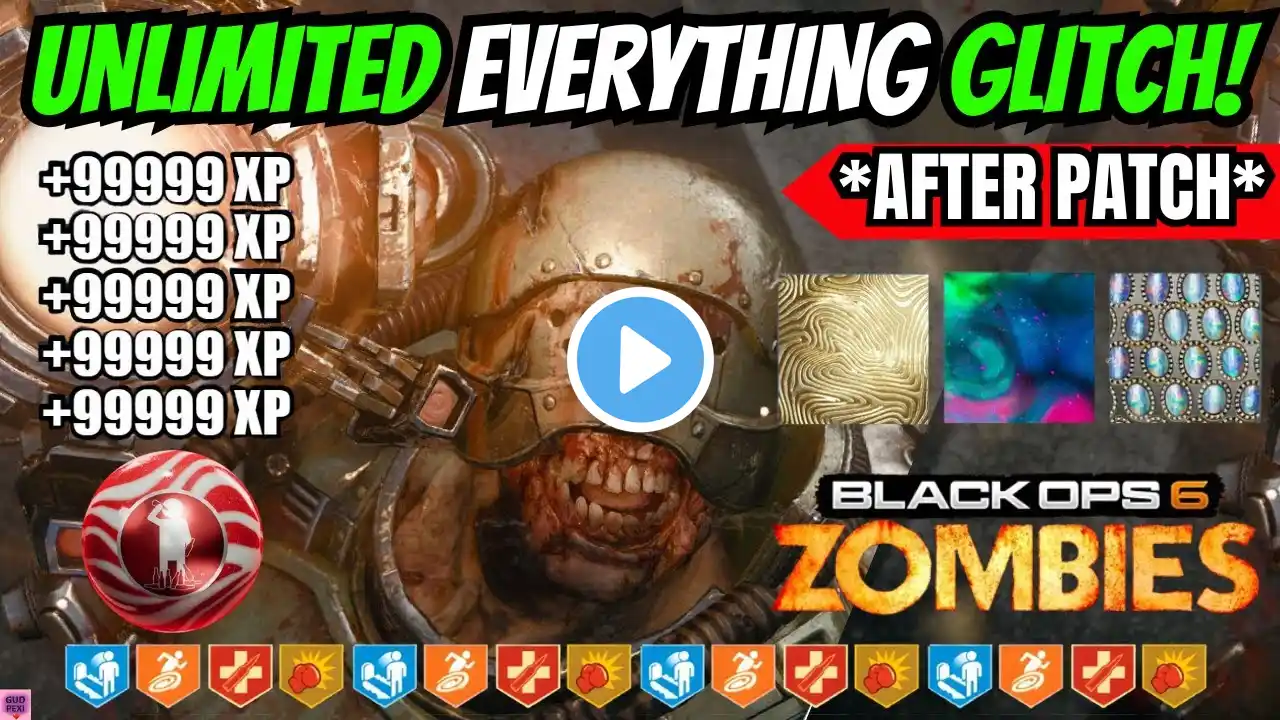 *DO THIS ASAP* SOLO UNLIMITED EVERYTHING GLITCH AFTER PATCH BO6 (XP / GOBBLEGUMS) BO6 ZOMBIES GLITCH