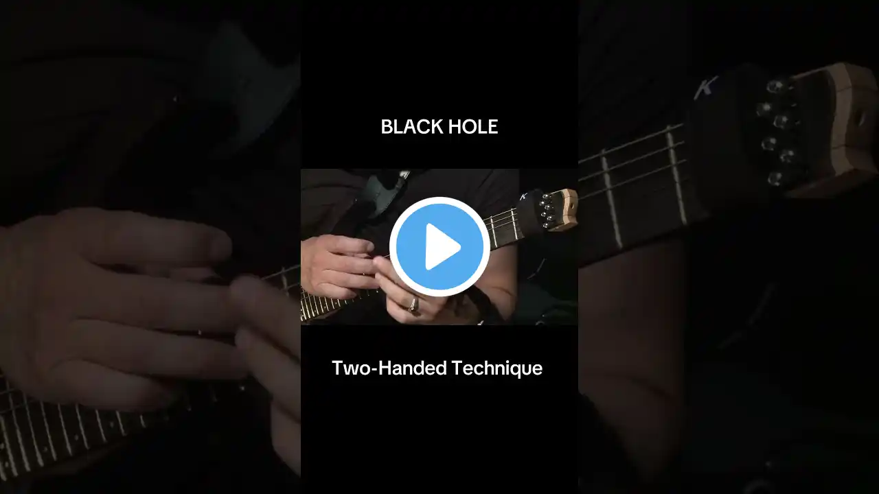 👽 Crazy Two-handed 🎸 Technique 🎼🎧! #guitartechnique #fusionguitar