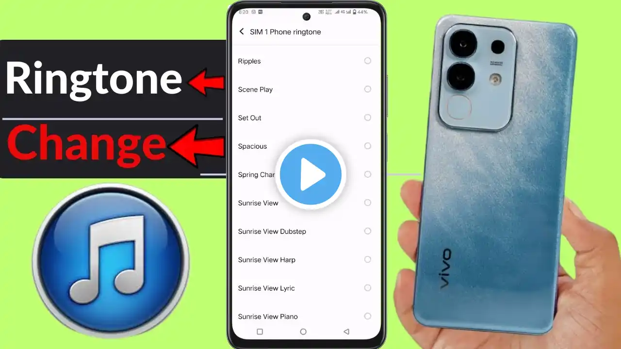 how to change ringtone on vivo t4x 5g | vivo t4x me ringtone kaise set kare