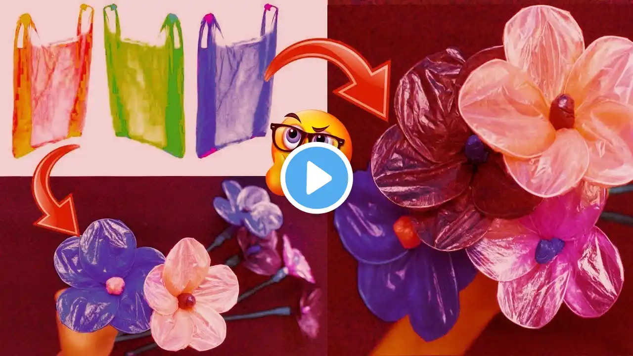 Best Way Using Plastic Carry Bag | DIY - Reuse Idea With carrying Bags