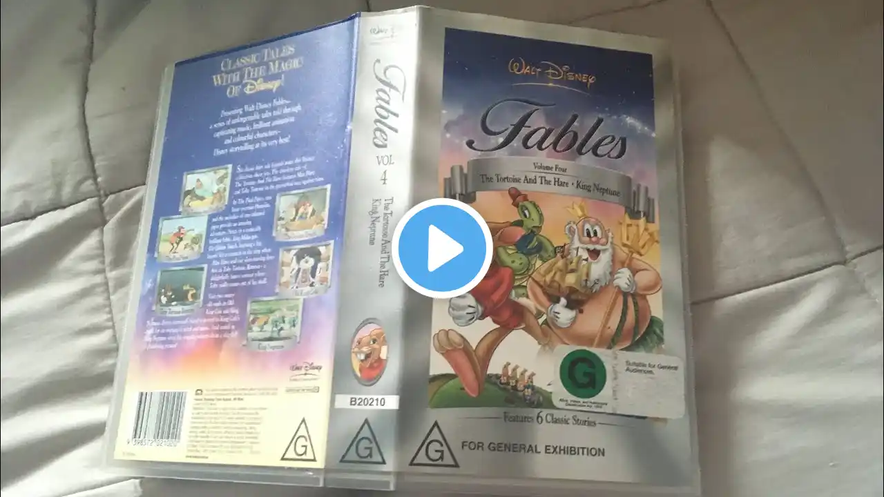 Opening and Closing To "Fables: Volume 4" (Walt Disney Home Entertainment) VHS New Zealand (2003)