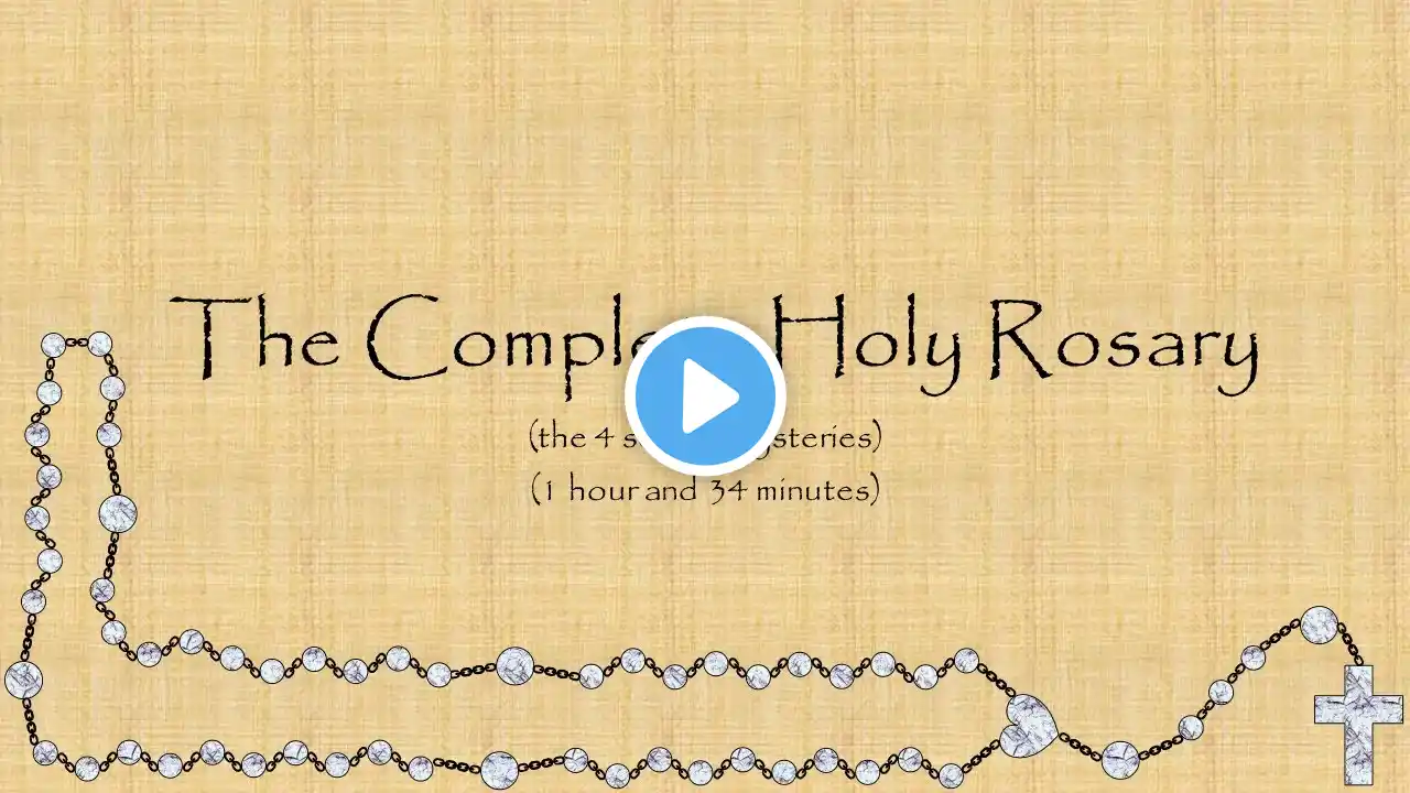 The complete Holy Rosary - Pray for peace!