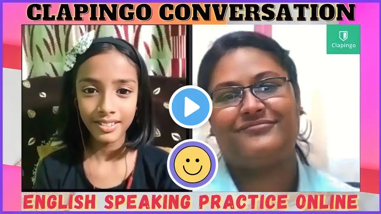 Clapingo English conversation || English practice with Erica Robert || Spoken English