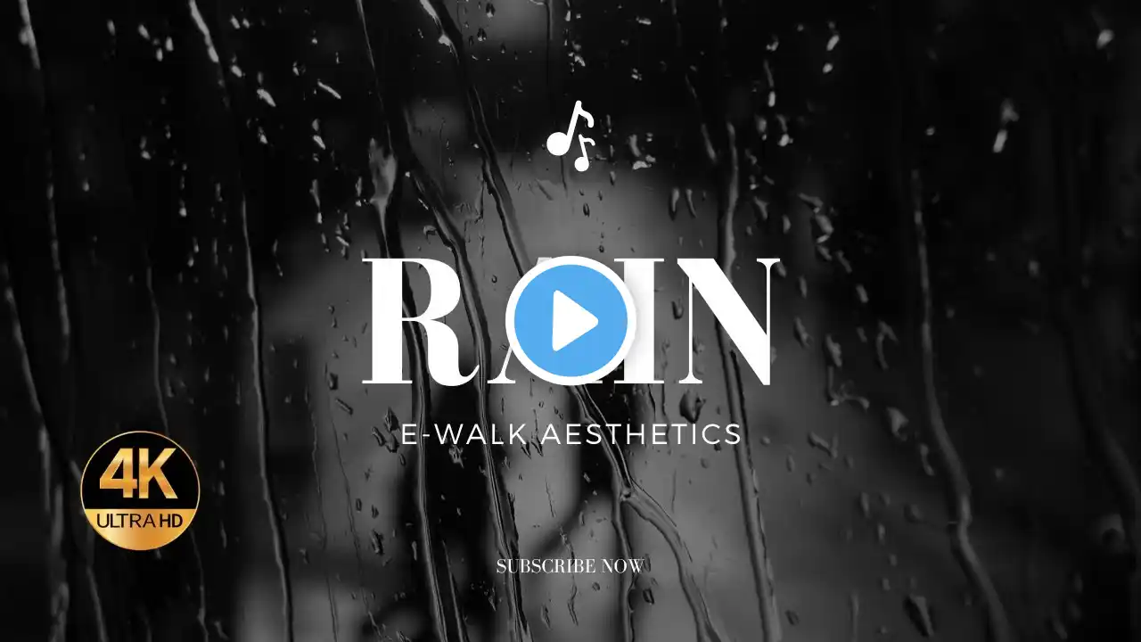 Relaxing Rain Sounds 🌧️ | Beautiful Rainfall Scenes in 4K UHD for Sleep, Study & Relaxation