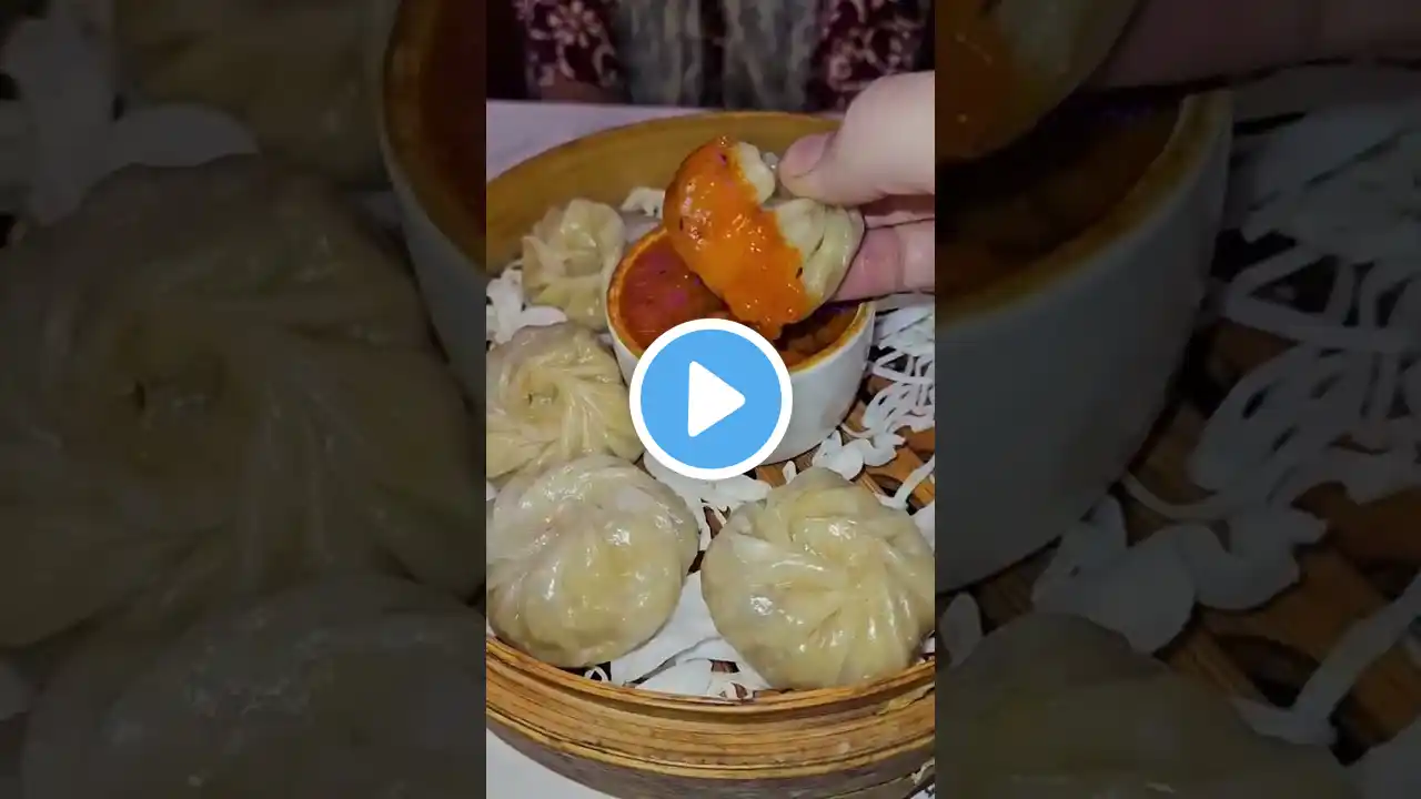 Momos Khane ka style#shorts#momos#foodie #homemademomos #asmr#shortsfeed