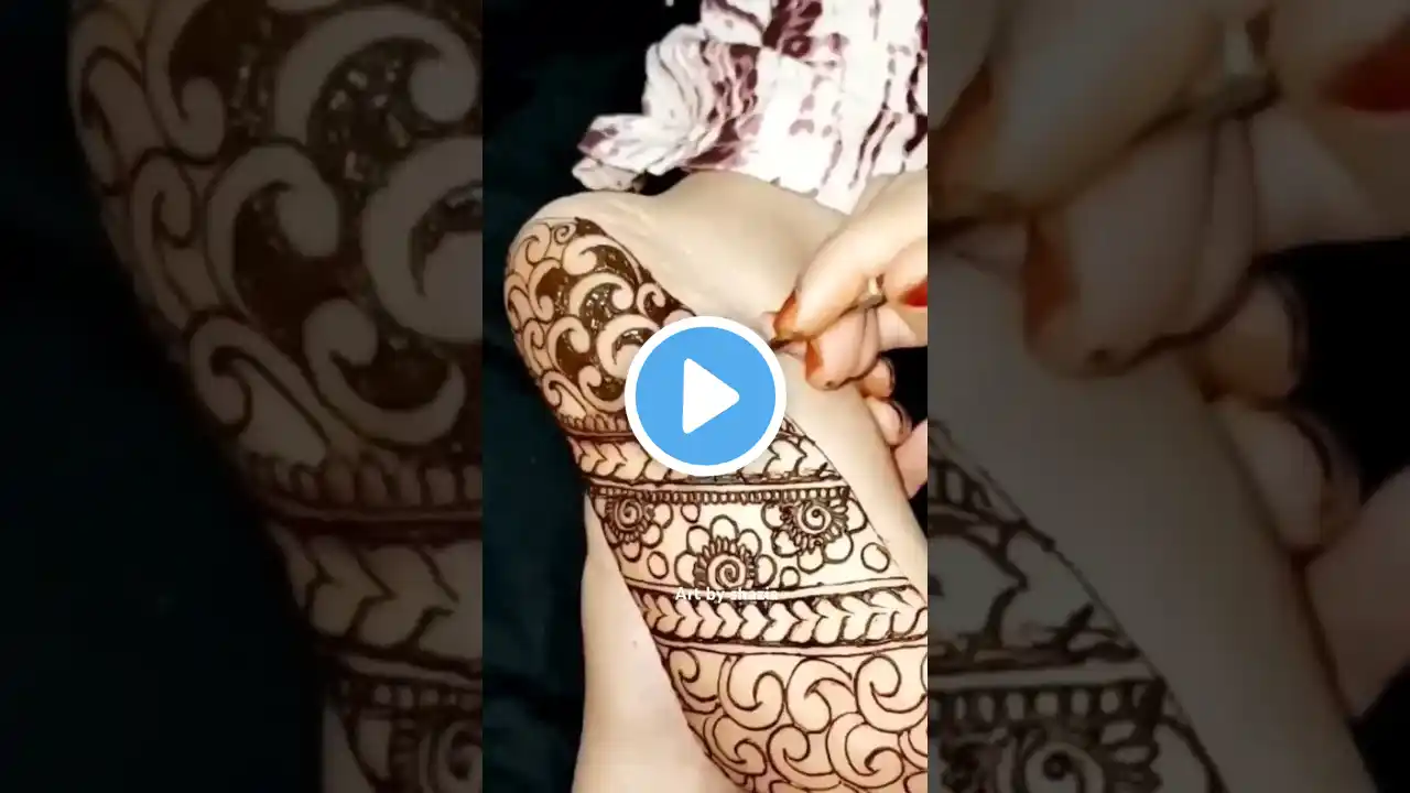 Beautiful Heavy Mehendi Design on Foot sole|| Bridal Special Mehndi Design on Foot sole #shortsfeed