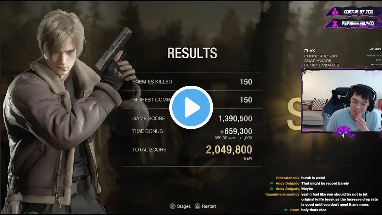 RE4 REMAKE MERCENARIES "VILLAGE" 2,049,800 WORLD RECORD STRATEGY S++ RANK HIGHEST SCORE!