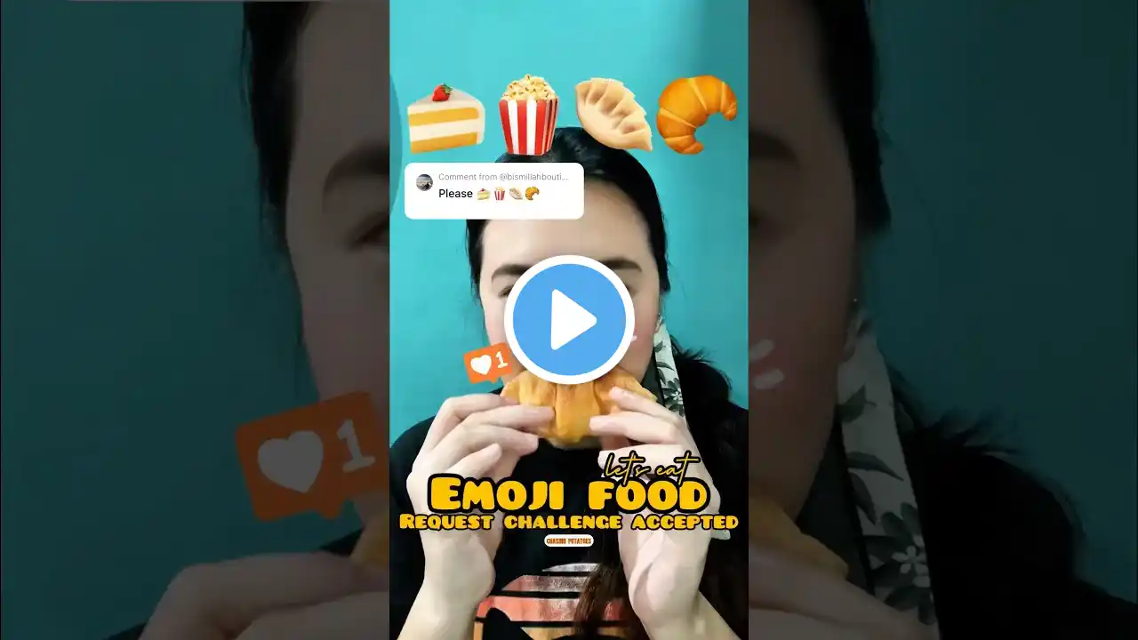 Wohoooo! Thank you so much for this set of emojis #Shorts #emojifoodchallange #fypviralシ #fypシ