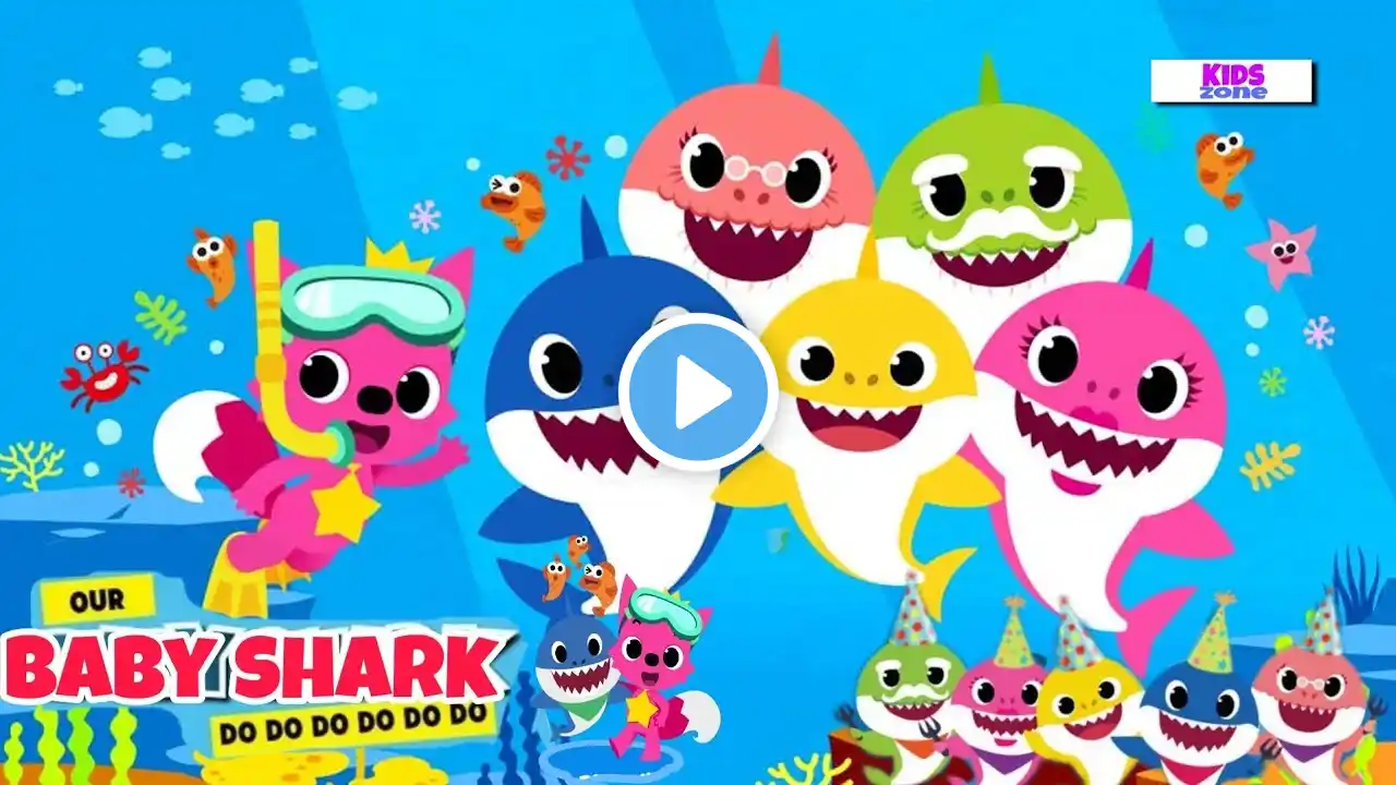 Tiny Ocean Tunes: Adventures with Baby Shark Junior || Baby Shark's Rhymes Bubble and Beats #kids