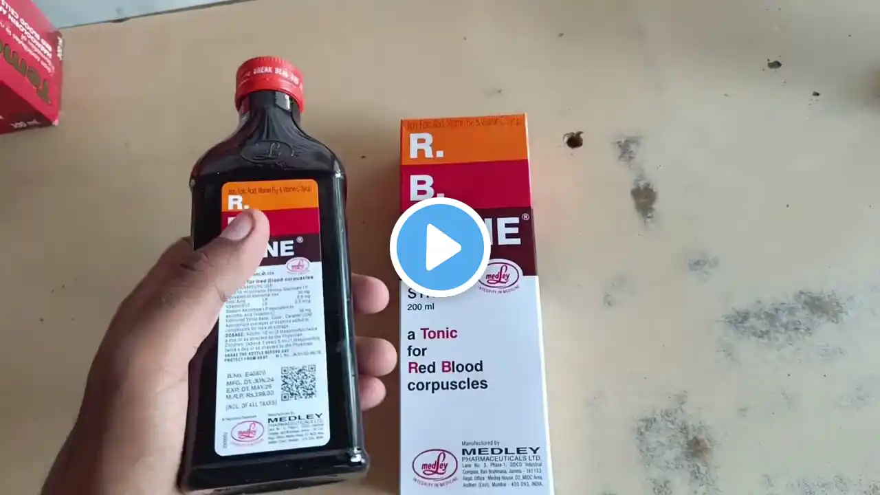 RB Tone Syrup Use Benefits Composition Dose, Side Effects and Price in Hindi | HB बढ़ाने की दवा