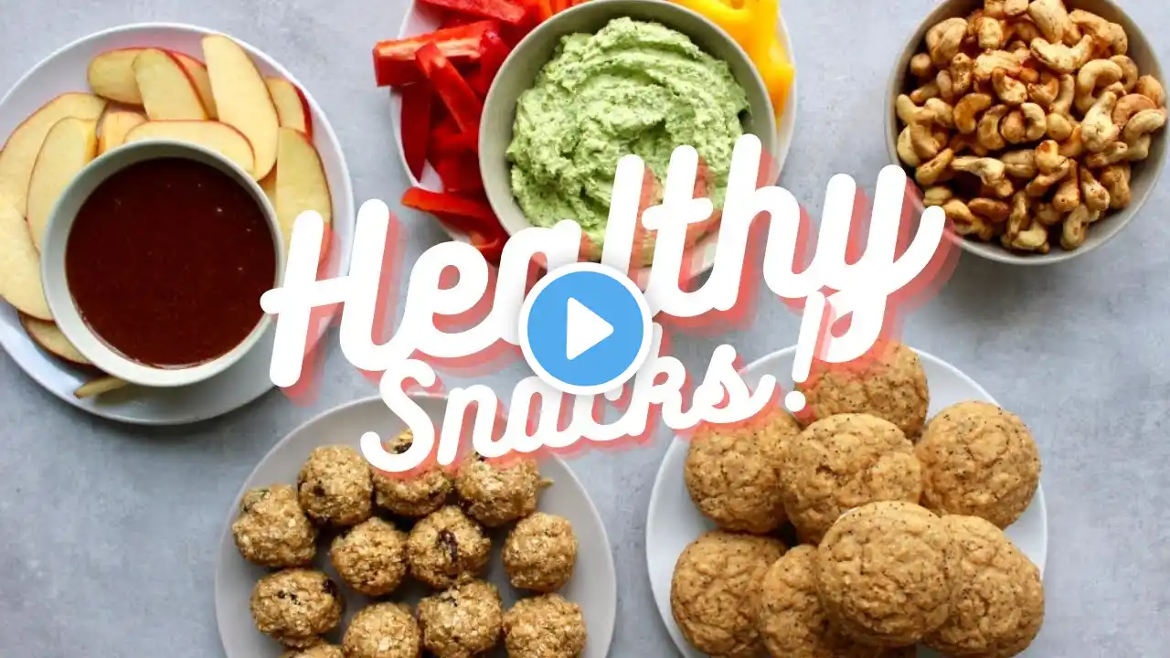 Healthy Vegan Snack Recipes & Ideas (with free downloadable PDF!)