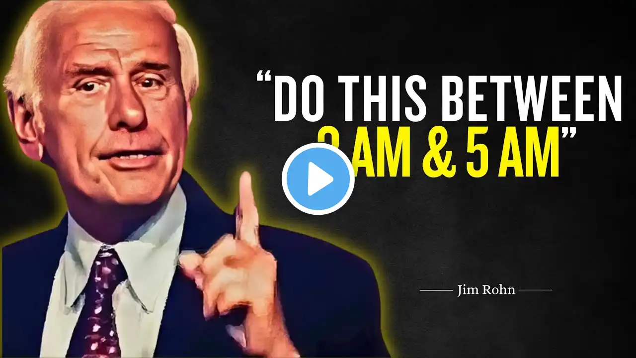 If You Wake Up Between 3 AM & 5 AM, DO THESE THINGS! - Jim Rohn Motivation