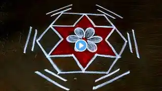 karthigai deepam new padikolam|5X3 dots vilakku rangoli|super kolam|pandaga muggulu|Creative rangoli