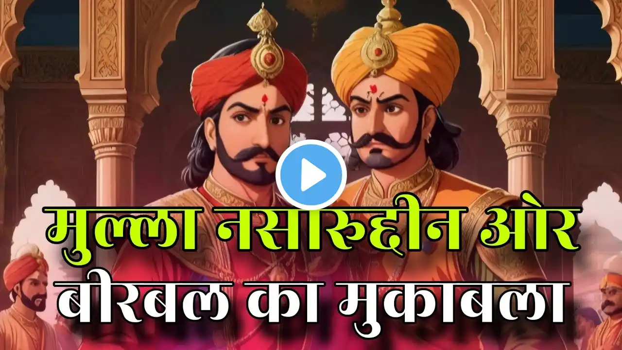 मुल्ला नसीरुद्दीन ओर बीरबल का मुकाबला l ansuni majedar kahani l unique kahani birbal or mulla