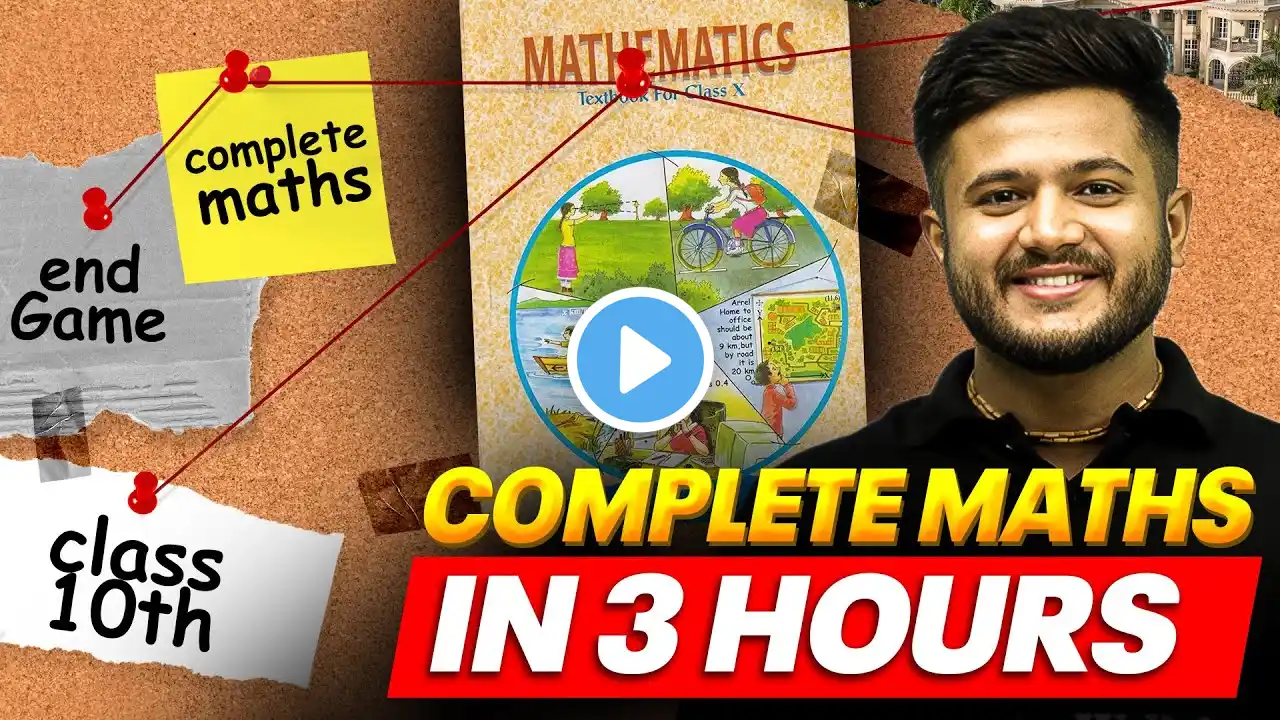 Complete CLASS 10th Maths 📖🔥 | All Chapters in One Video! ✅