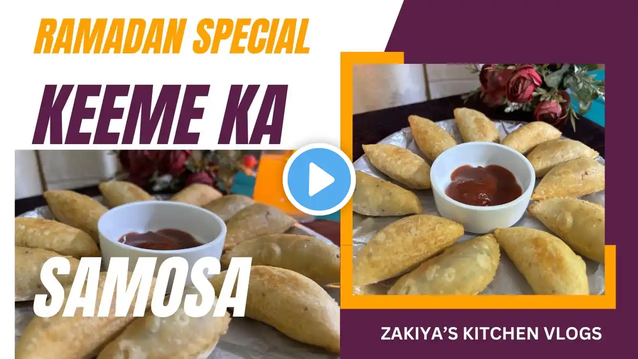 Delicious Keema Samosa Recipe | Ramadan Special | Easy Folding | मीट समोसा कैसे बनाएँ |