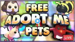 Roblox Adopt Me Free pets giveaway!🐲 !🎁live🔴  #adoptme #roblox #live #mm2