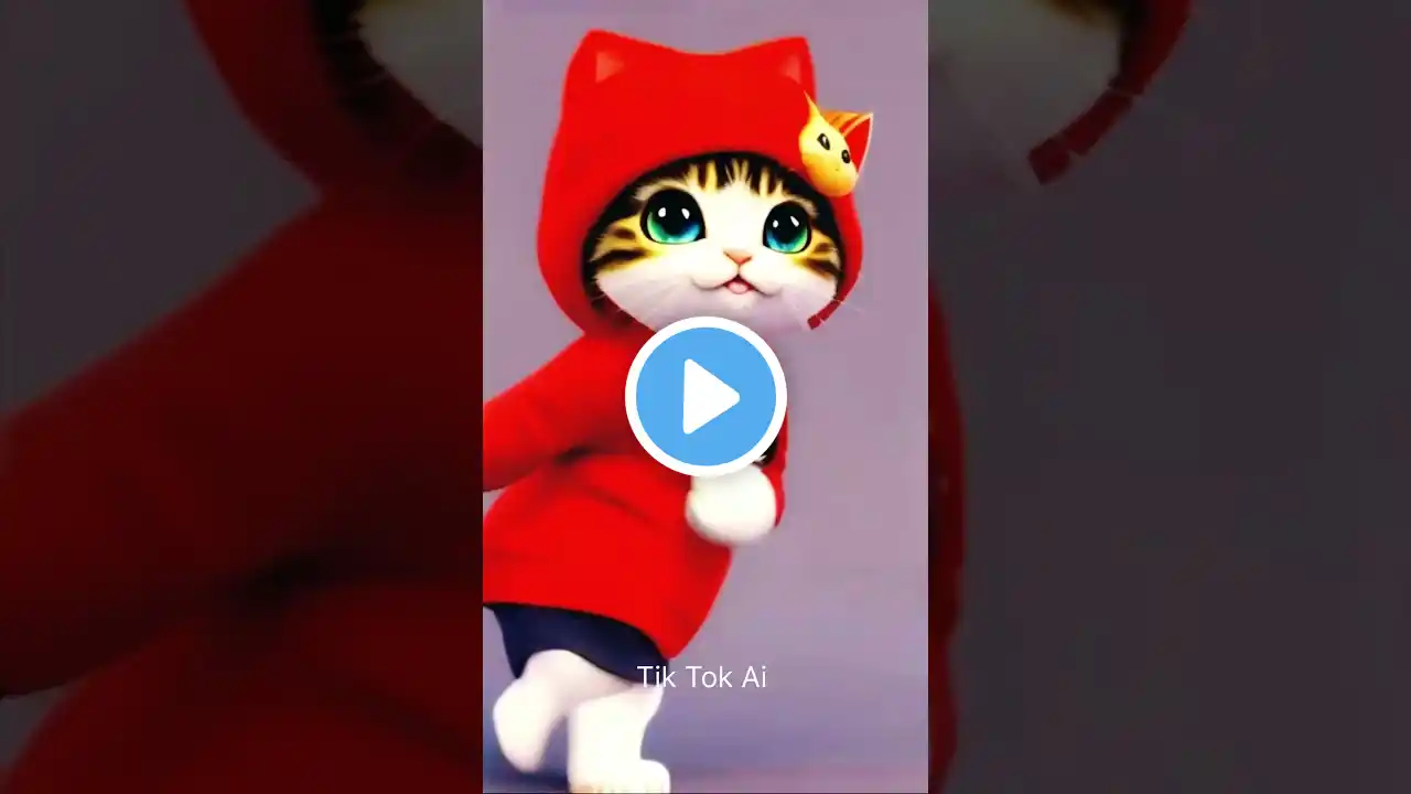 Cat dance 😻 cute cat baby dance 🪩#cat #ai #shortviral #trendingshort #catvideos #kitten #shorts