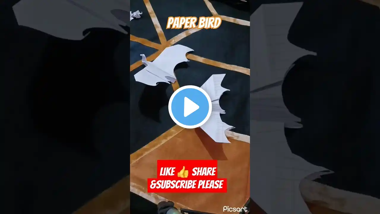 Very easy paper Bird#diy#HowtomakePaperbird#beginners tutorial#shorts#ytshorts#shortvideo#viralvideo