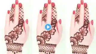 Holi 2025 Easy Mehandi Designs |New Holi Mehndi| Back Hand Mehandi Designs