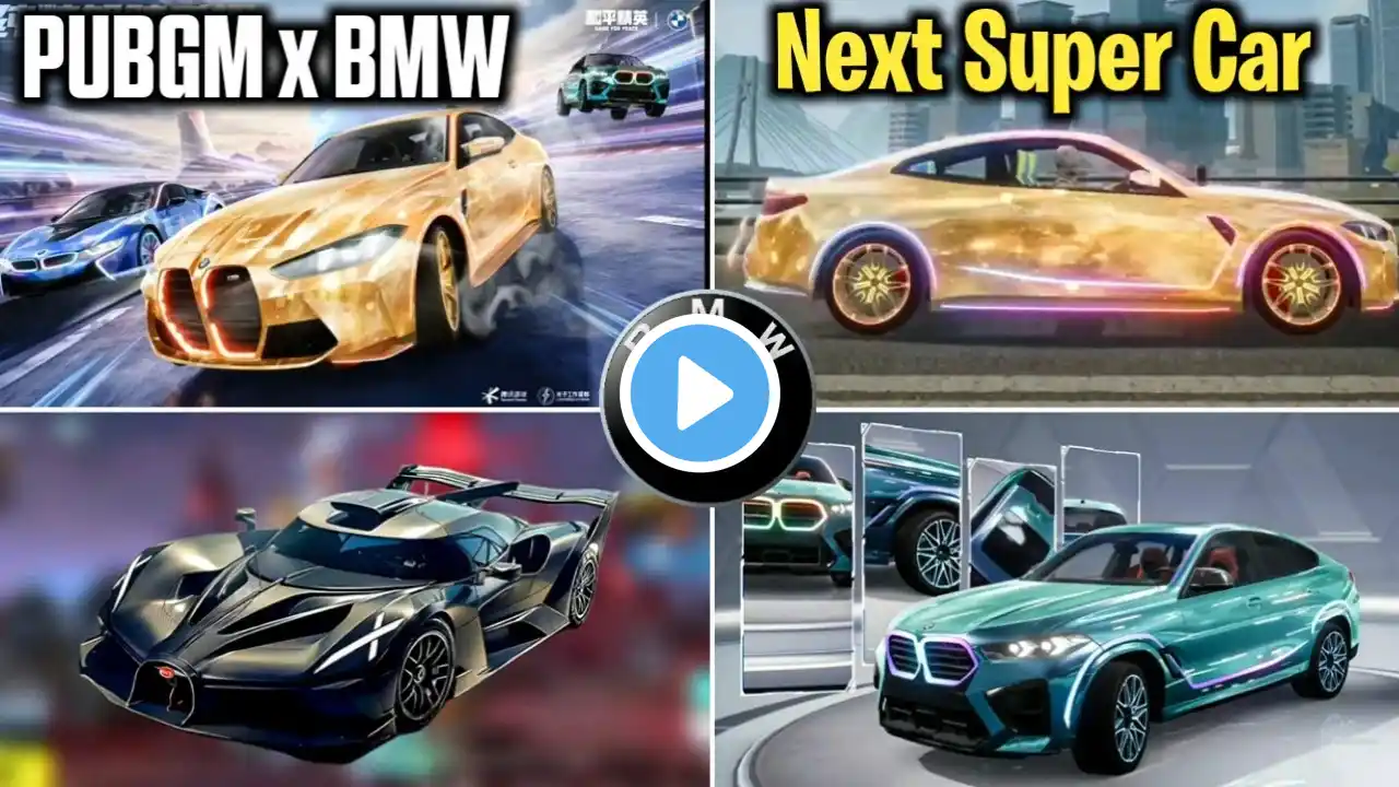 Next Pubg Super Car Leaks - PUBGM x BMW Collaboration Leaks - Bugatti Super Car Return |PUBGM