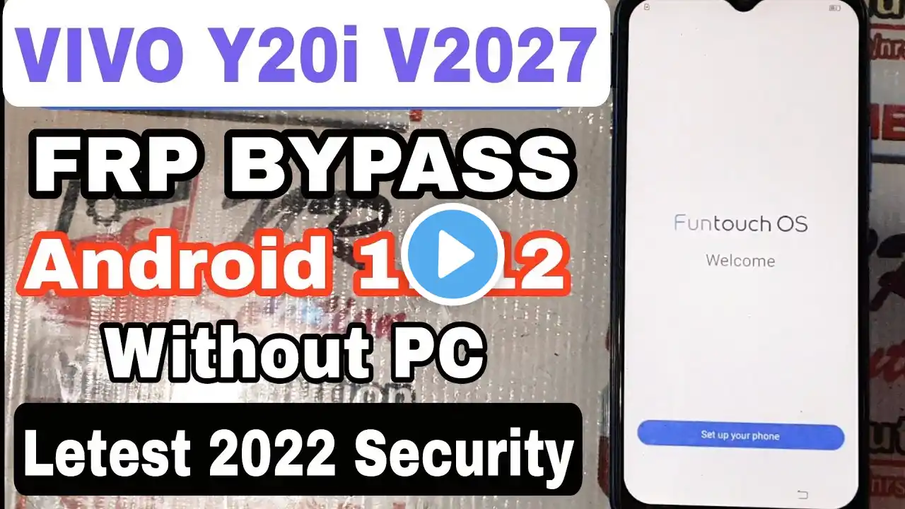 VIVO Y20i V2027 FRP Bypass Latest Security Patch Android 11 Without PC FIX Easy Touch Not Working