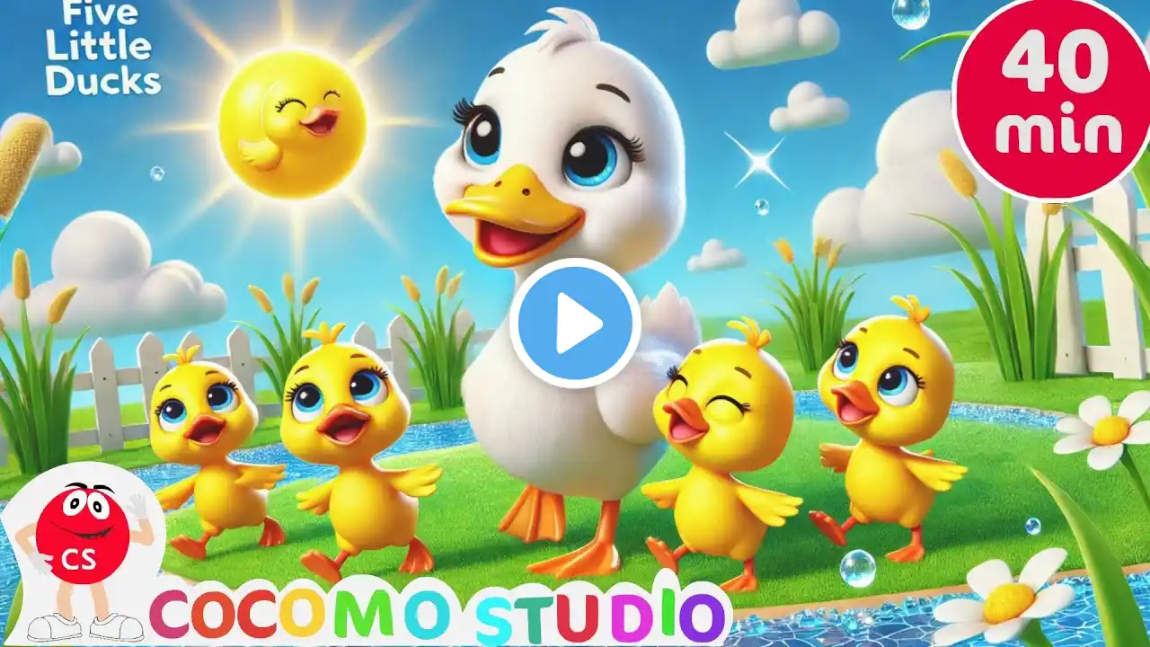 Five Little Ducks and more Nursery Rhymes and Kids Songs | Lullaby by CoComo