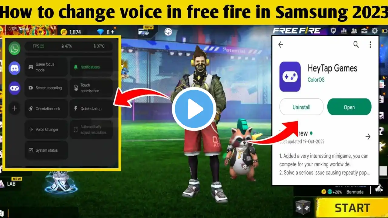 Samsung Galaxy Game Voice Changer 2023 | Samsung Galaxy Game Me Voice Change Kaise Kare 2023