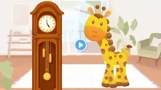 Hickory Dickory Dock Giraffe Song | Nursery Rhymes & Kids Songs | Rhyme Time Kids