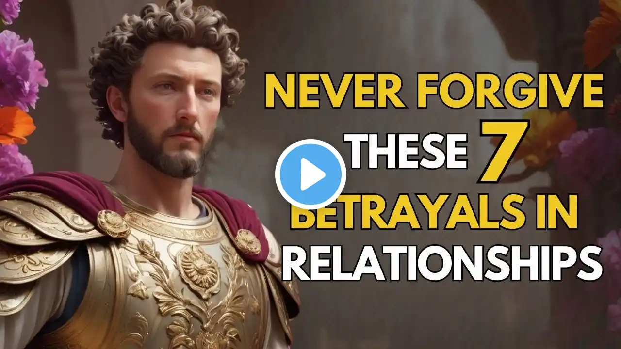 NEVER Forgive THESE 7 BETRAYALS in Relationships | Stoic Mindset