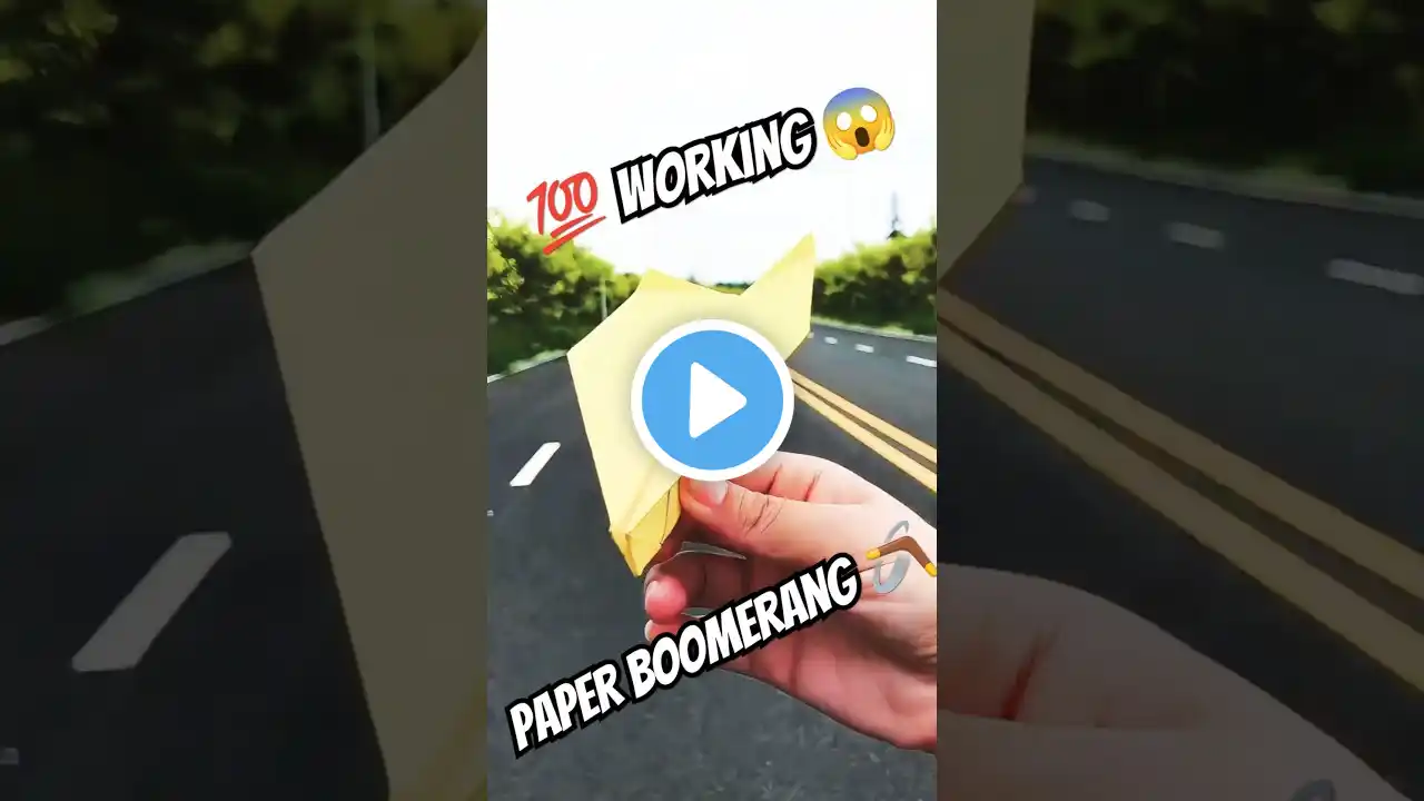 How to make paper boomerang plane.  easy paper boomerang plane. #shorts #viralvideo#boomerang#craft