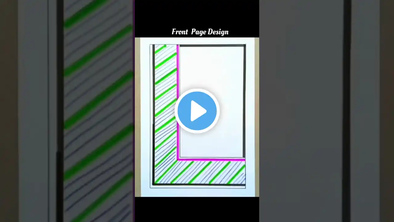 Front Page Design #shorts #youtubeshorts #shortsfeed #trending