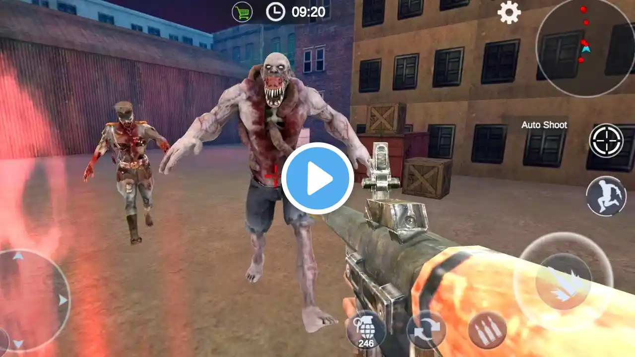 Zombie 3D Gun Shooter- Real Survival Warfare - Android Gameplay #9