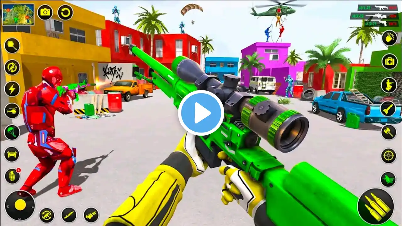 FPS Robot Shooter Strike Anti-Terrorist Shooting - Android GamePlay