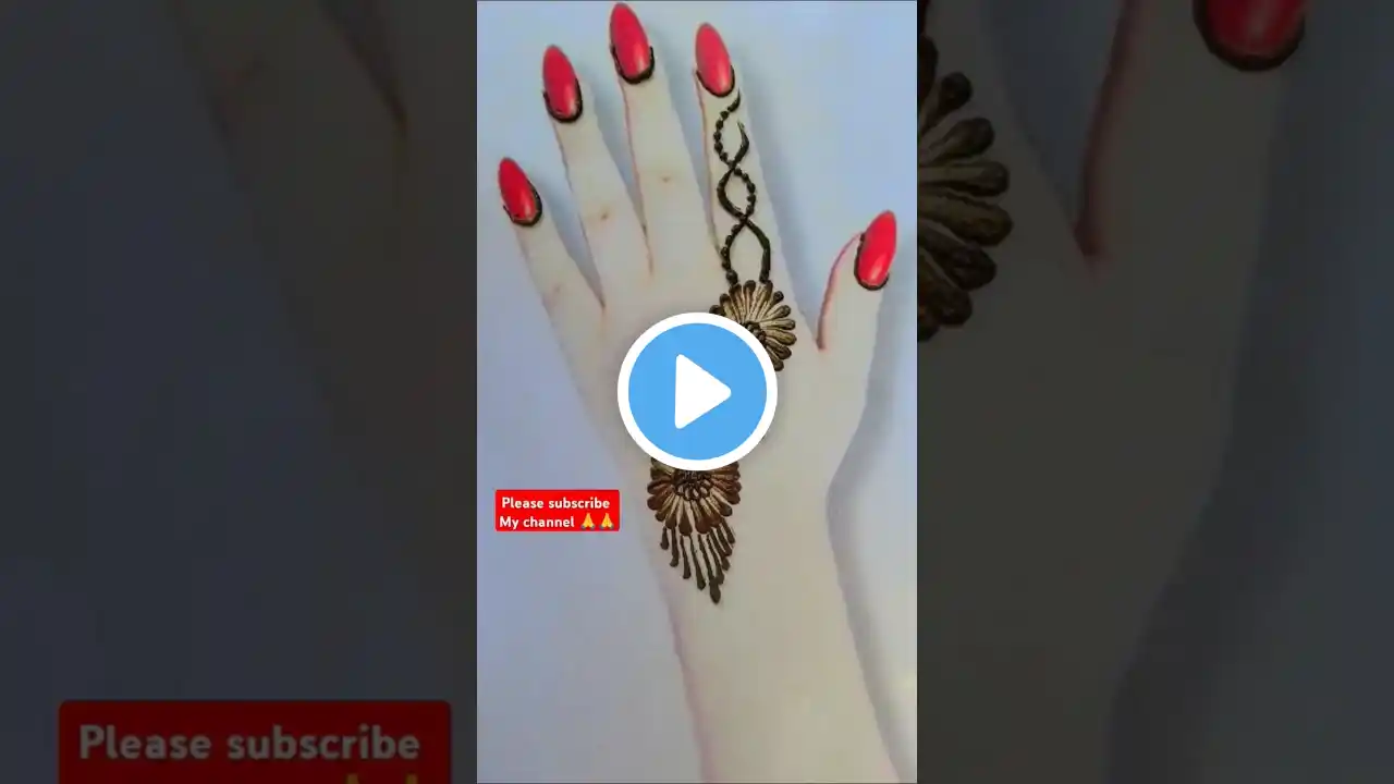 🔥😱 Easy trick mehndi design|mehandi ki design|New design #mehndi #shorts #ytshorts #viral #trending