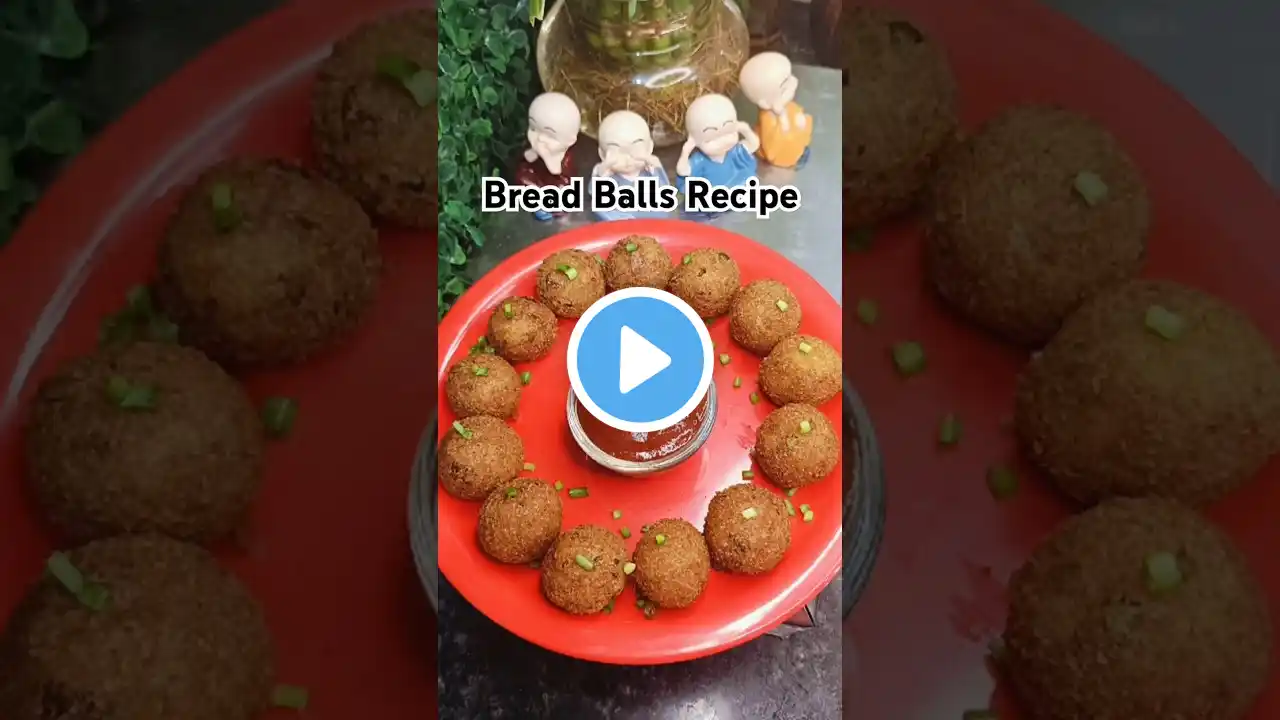 Trending recipe of crispy bread Balls recipe #shortsvideo #recipe #snacks #potato #bread
