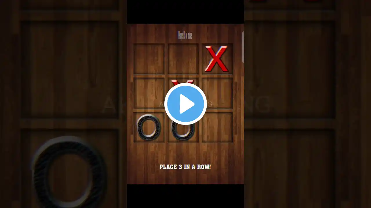 Tic Tac Toe 🤯 3x3 #tictactoe #tricks #shorts #youtubeshorts #ytshorts #trendingshorts #viralvideo