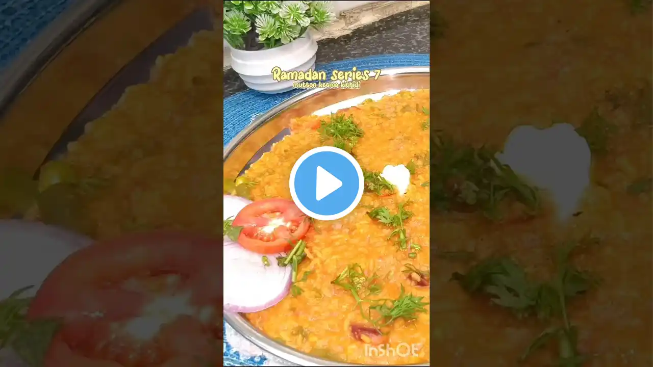 Ramadan series ✨7||mutton keema kichidi ||Easy & tasty1 pot recipe😊||#muttonrecepi #kichidi #shorts