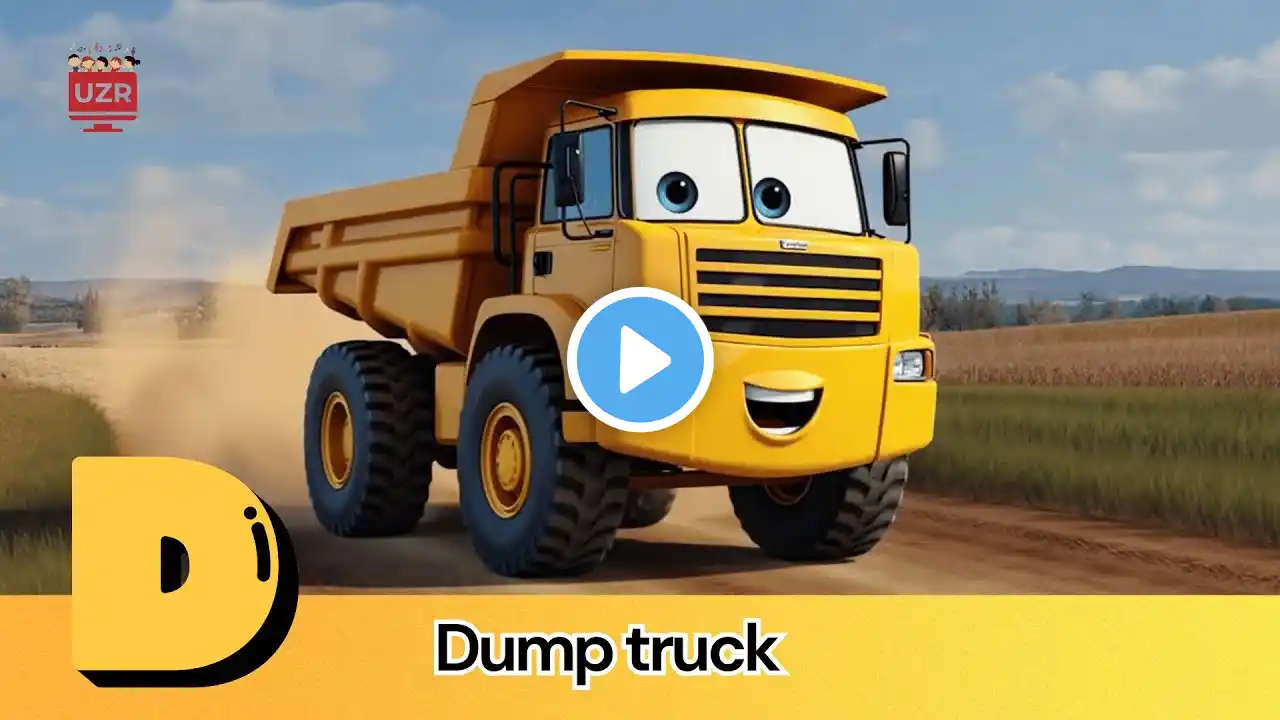 🎵 A to Z Transport Song | Fun Vehicle ABC Adventure | #abcd #kids