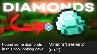 I found some diamonds in the coolest cave ever  (ep.2)