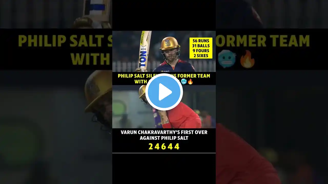 Phillip Salt half century vs KKR opening match #ipl #rcbvskkr #kkrvsrcb #rcbvskkrhighlights #wpl