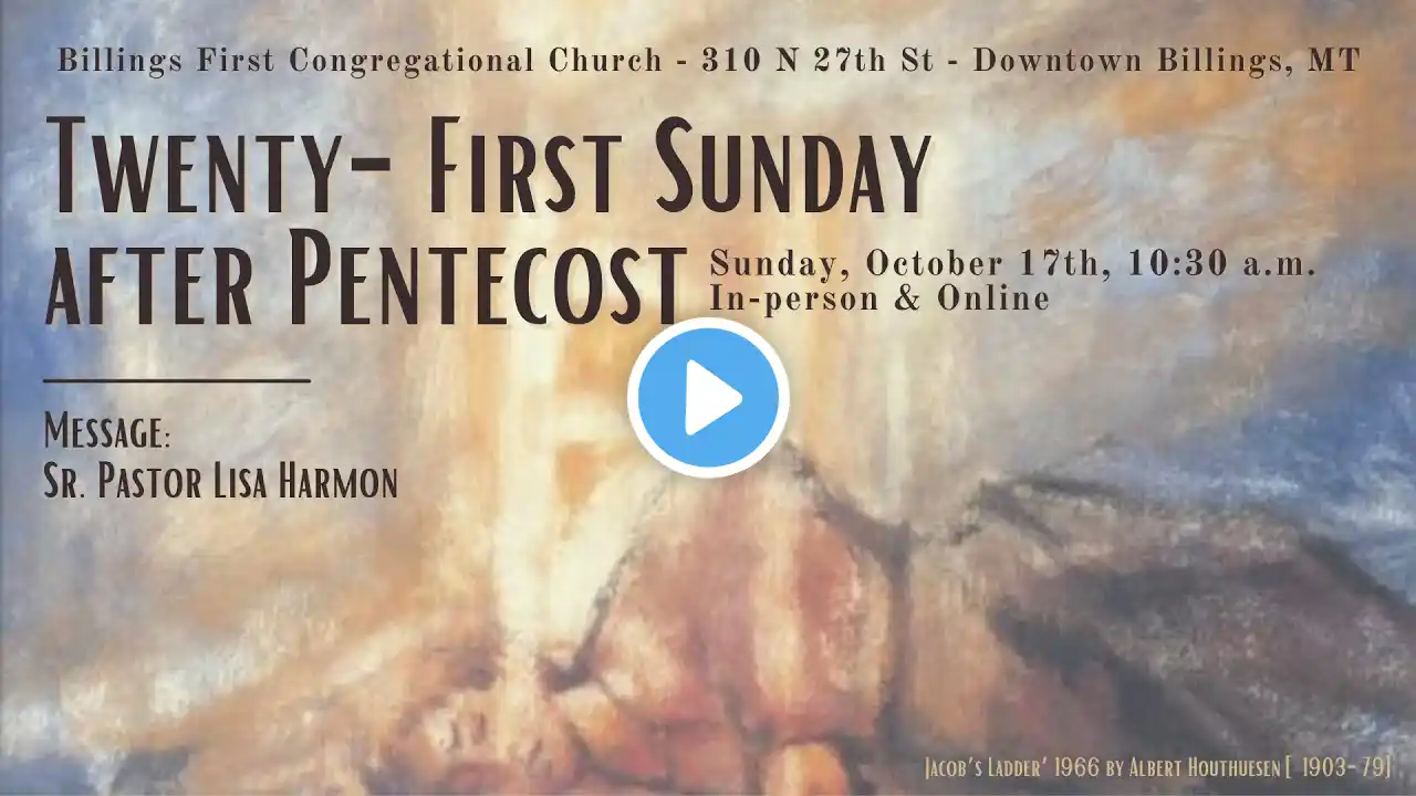 Twenty First Sunday after Pentecost