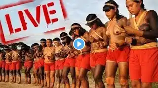 daily life of the girls in amazon rain forest / Aboriginal full-length documentary