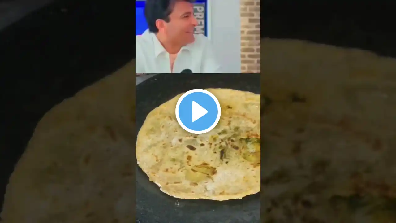 Chef Vikas Khanna's favourite❤️ Methi Aalu paratha recipe | #shorts #paratha #shortsyt #viralrecipe