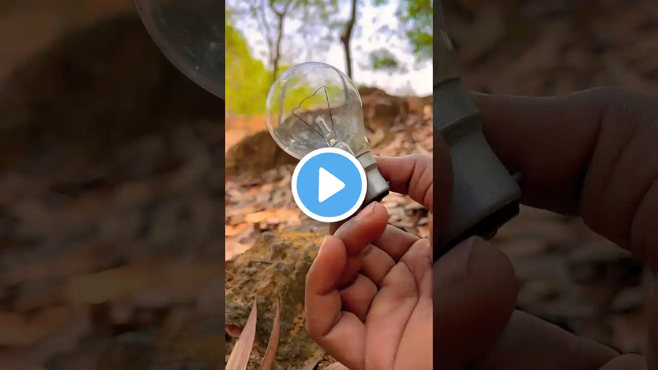 Survival Skills: Amazing oil Lamp #survival #outdoors #camping #lifehacks