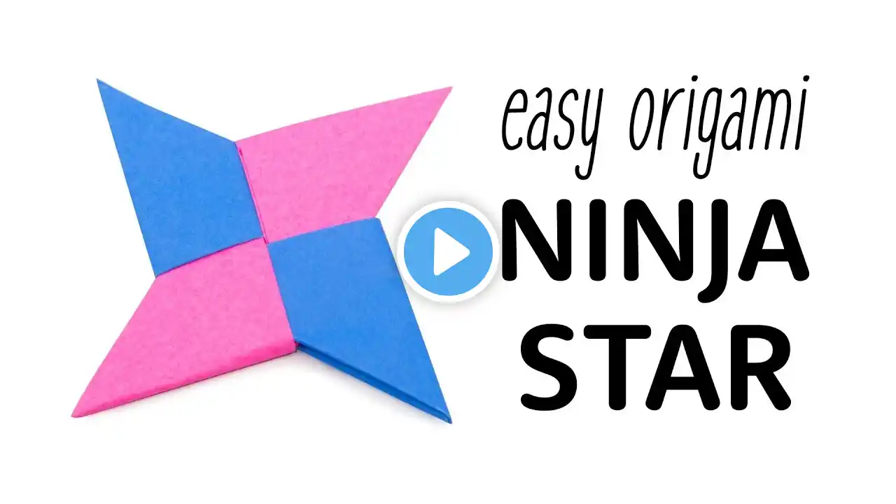 Origami Ninja Star Tutorial - Shuriken - Paper Kawaii