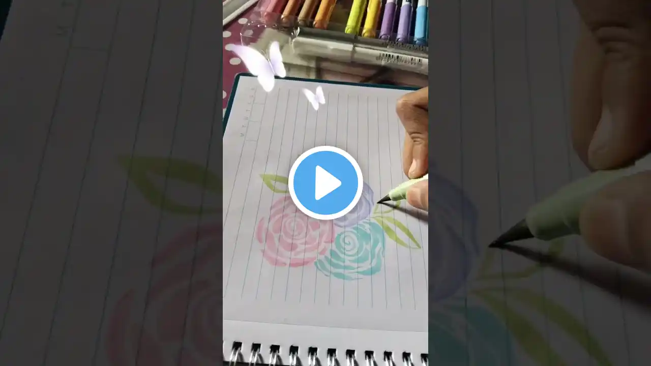 Pastel Brush Pens #youtube #shorts #unboxing  #domsbrushpens #domscolour #shortsfeed ‪@Rehaanlive‬